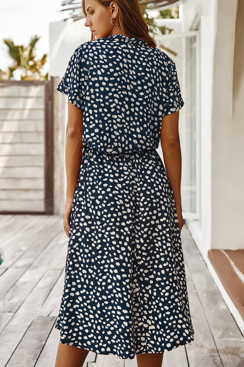 EP | Robe midi avec polka dots