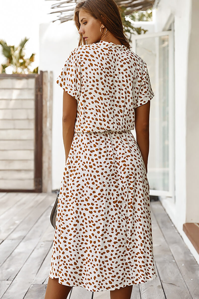 EP | Robe midi avec polka dots