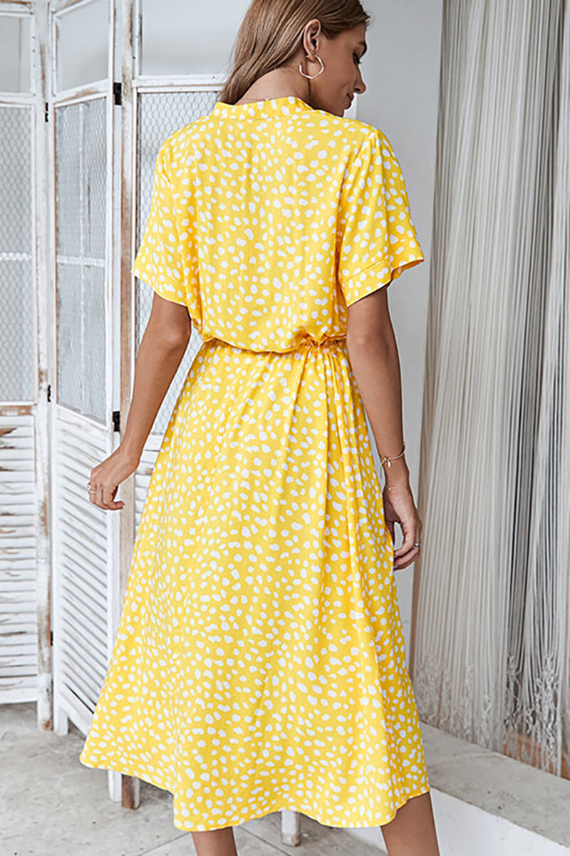 EP | Robe midi avec polka dots