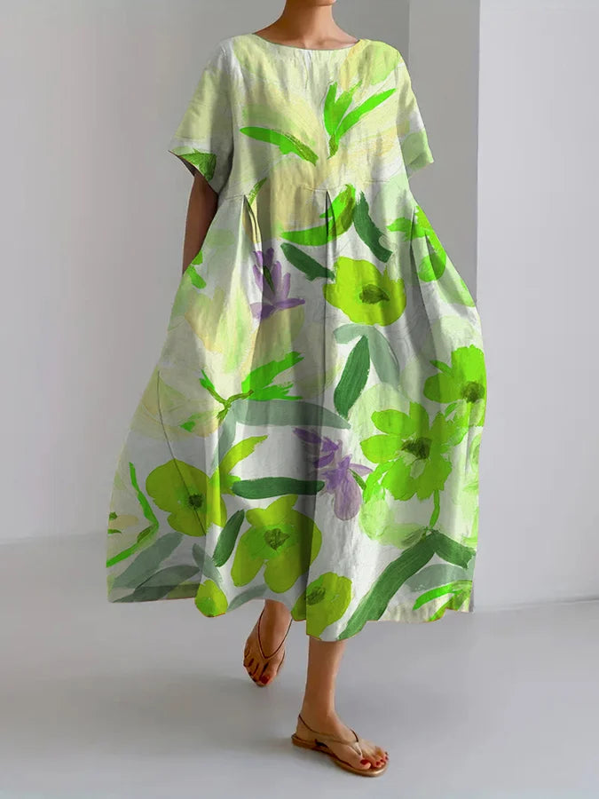 ND | Maxi robe à fleurs en vrac