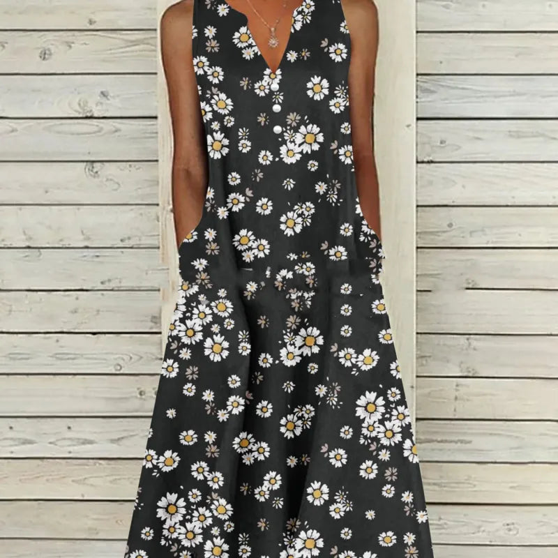 ND | Robe maxi sans manches