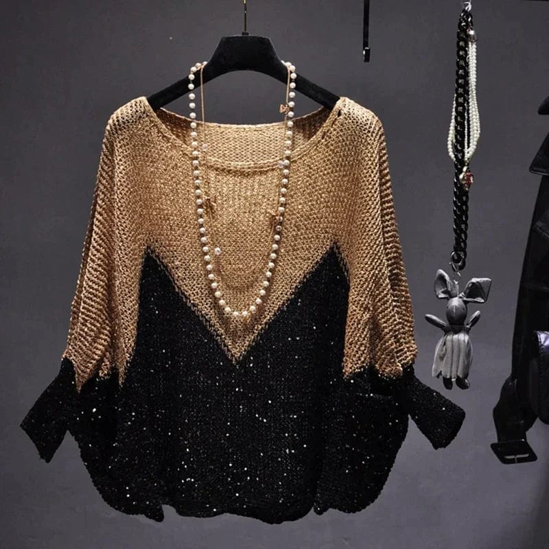 EP | Pull-over de luxe à paillettes