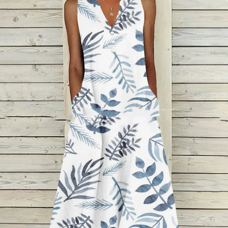 ND | Robe maxi sans manches