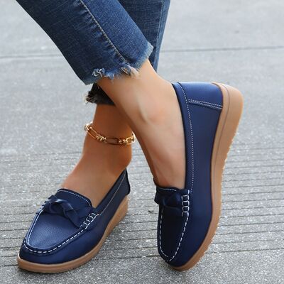ND | Mocassins classiques avec détail de noeud