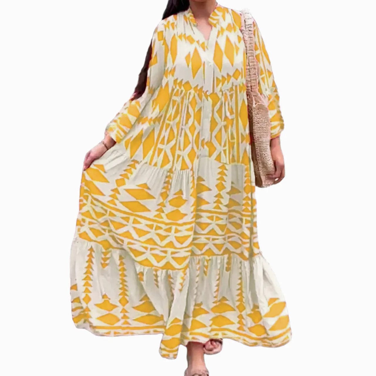 EP | Robe de soleil bohème à manches longues
