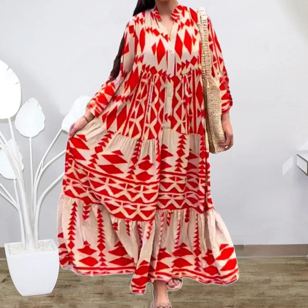EP | Robe de soleil bohème à manches longues