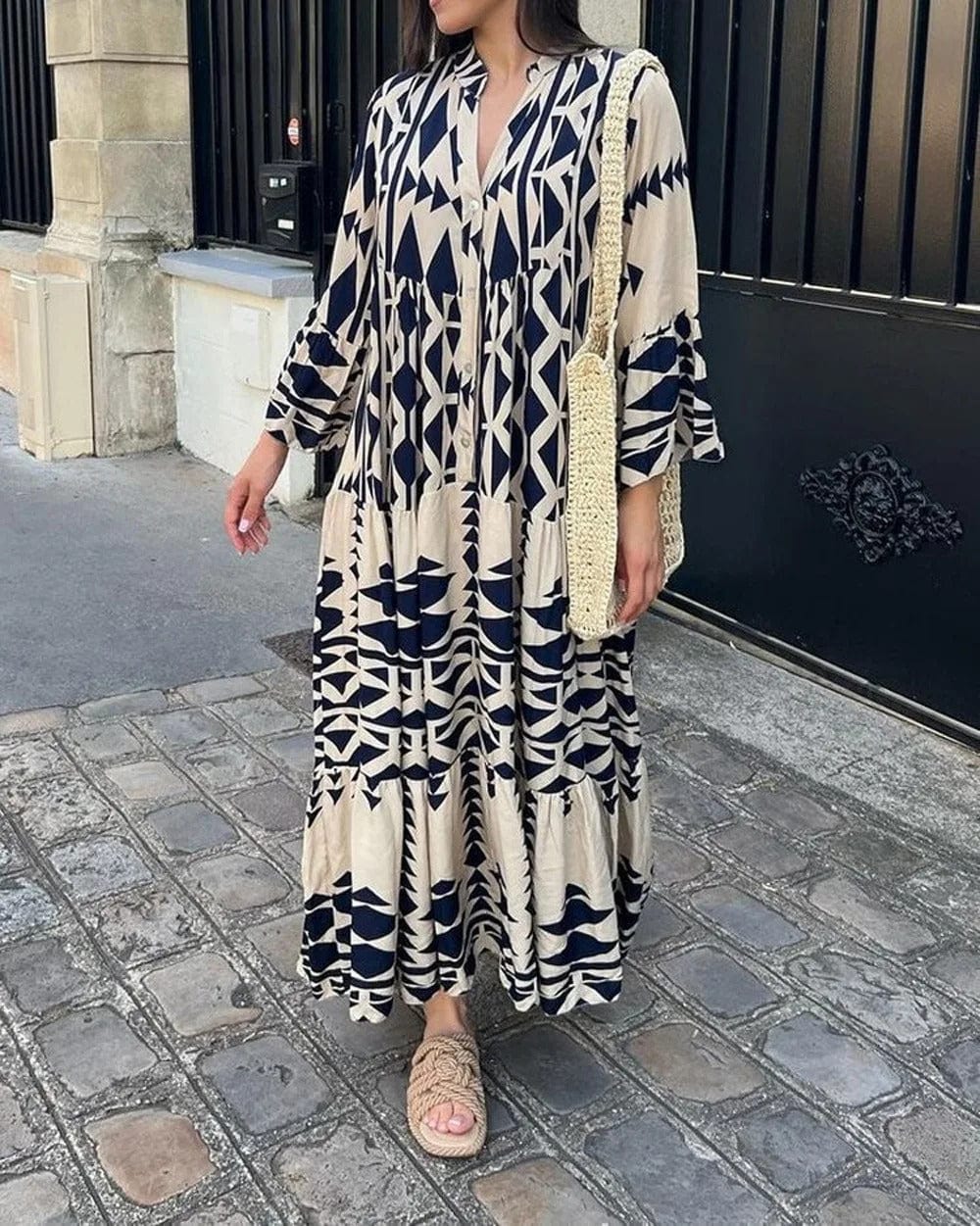 EP | Robe de soleil bohème à manches longues