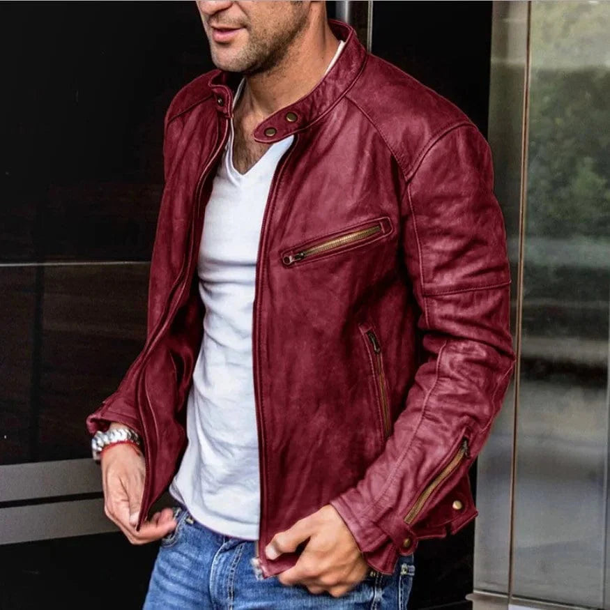 EP | Veste en cuir streetwear à la mode