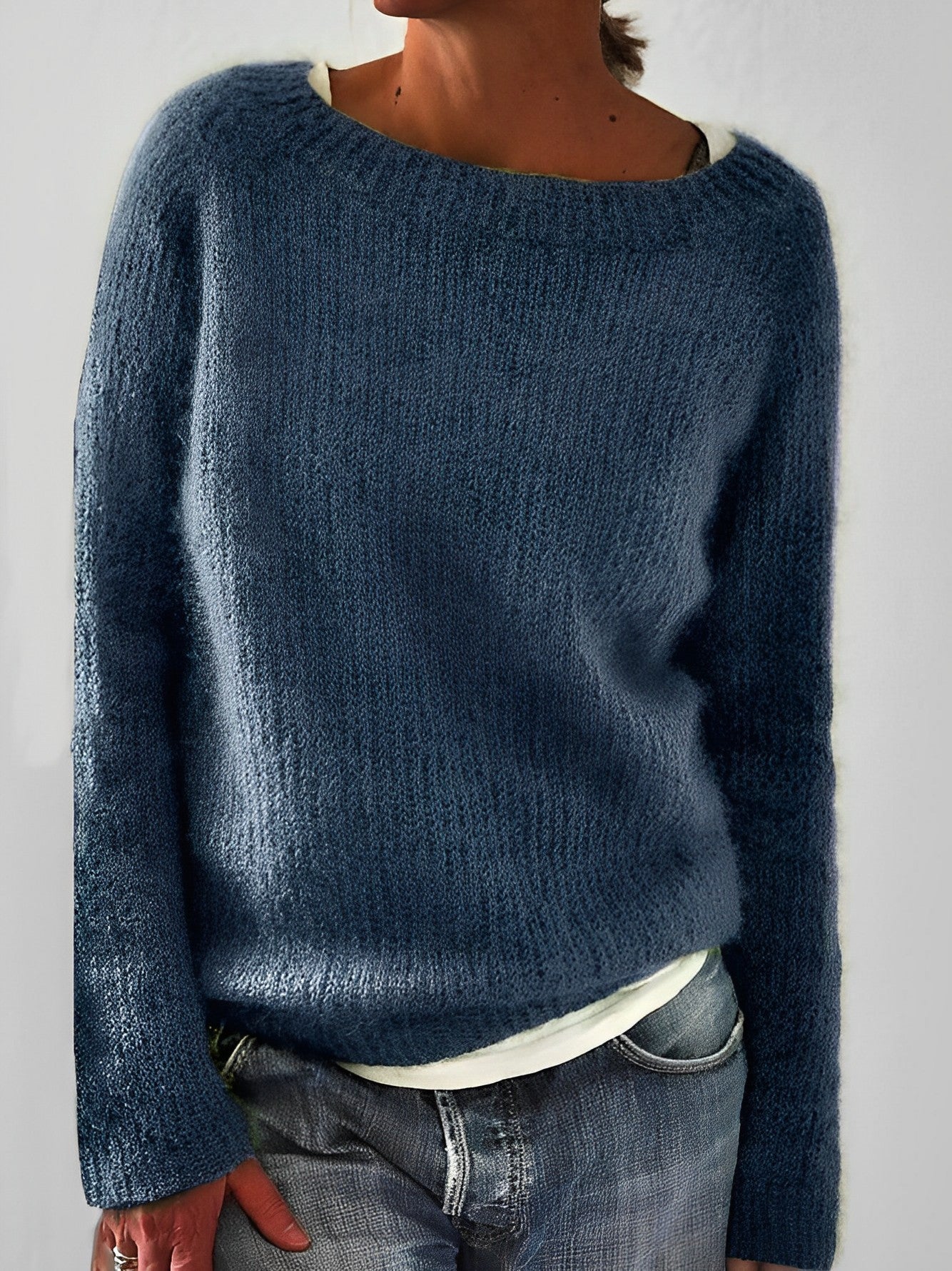 ND | Pull-over léger en tricot structuré