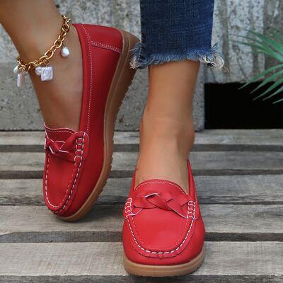 ND | Mocassins classiques avec détail de noeud