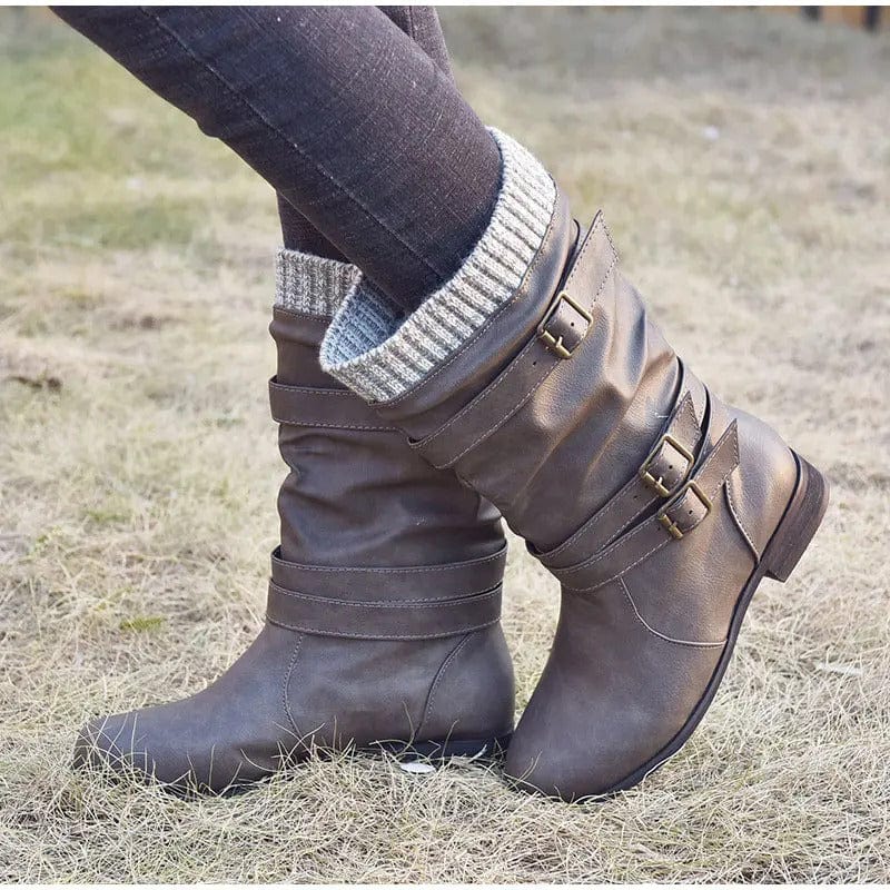 EP | Bottes en tricot rétro jusqu'à mi-mollet