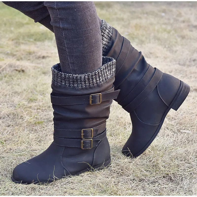 EP | Bottes en tricot rétro jusqu'à mi-mollet