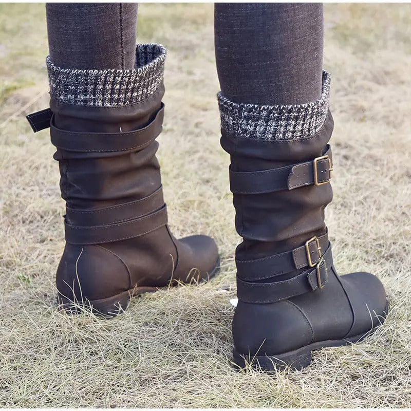 EP | Bottes en tricot rétro jusqu'à mi-mollet