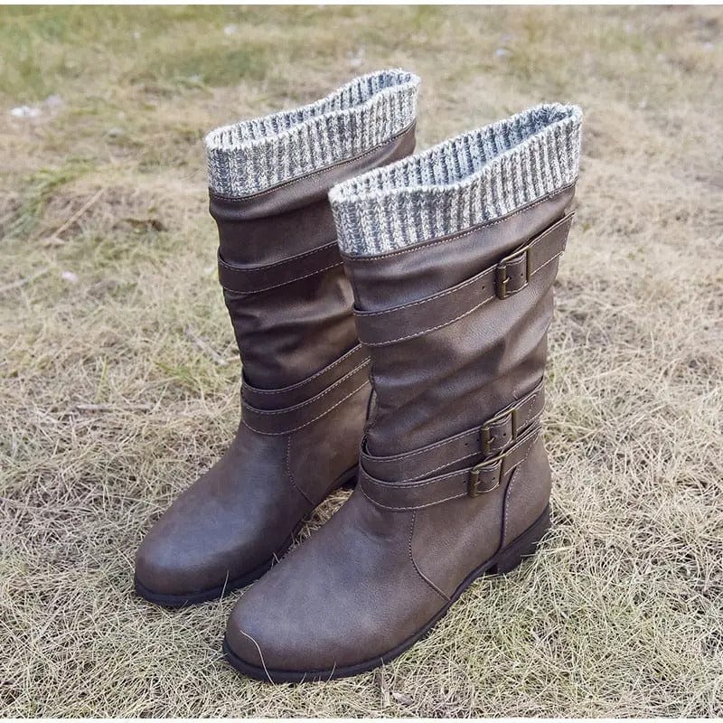 EP | Bottes en tricot rétro jusqu'à mi-mollet