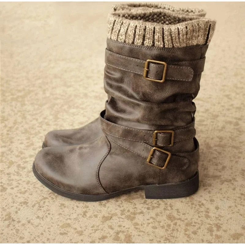 EP | Bottes en tricot rétro jusqu'à mi-mollet