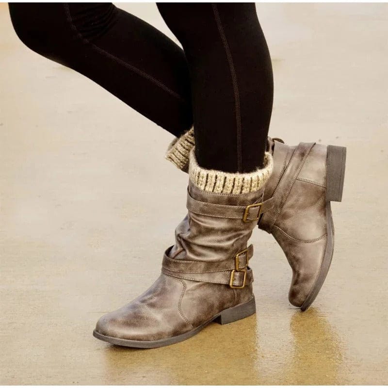 EP | Bottes en tricot rétro jusqu'à mi-mollet