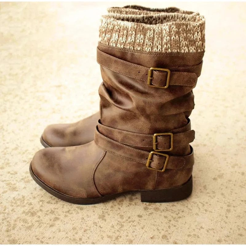 EP | Bottes en tricot rétro jusqu'à mi-mollet
