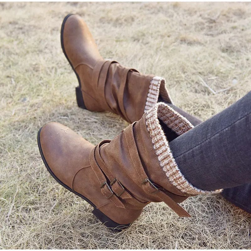 EP | Bottes en tricot rétro jusqu'à mi-mollet