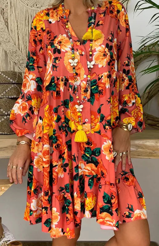 EP | Robe pop à imprimé floral