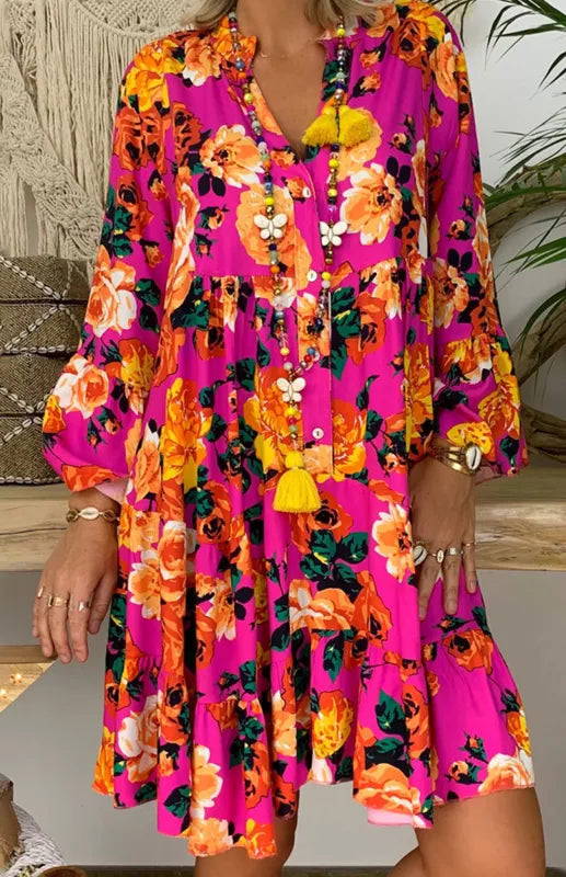 EP | Robe pop à imprimé floral