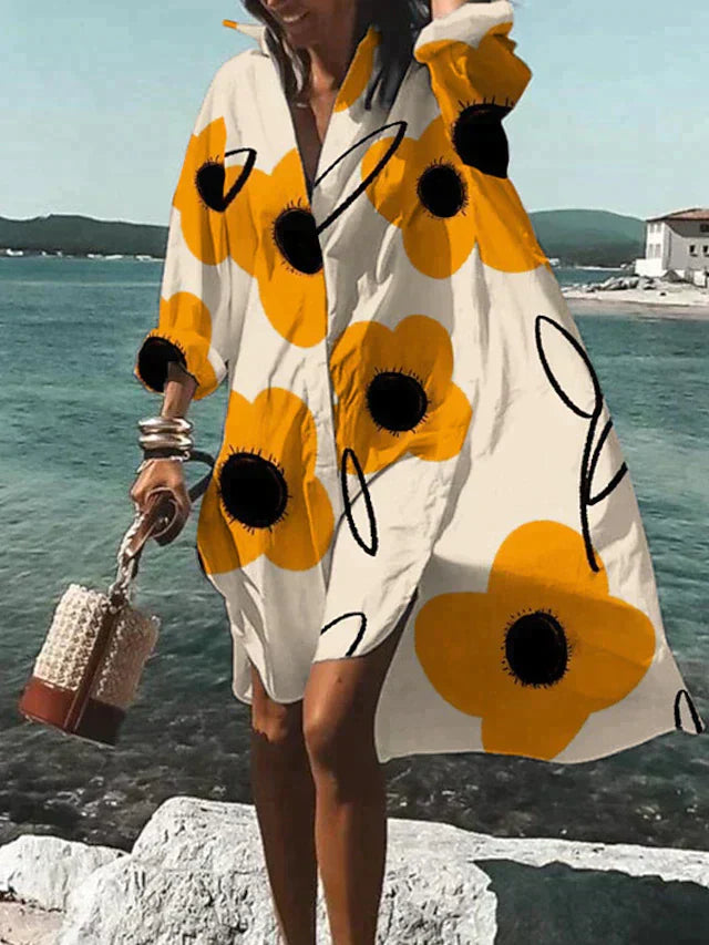 ND | Robe midi imprimée en ligne A