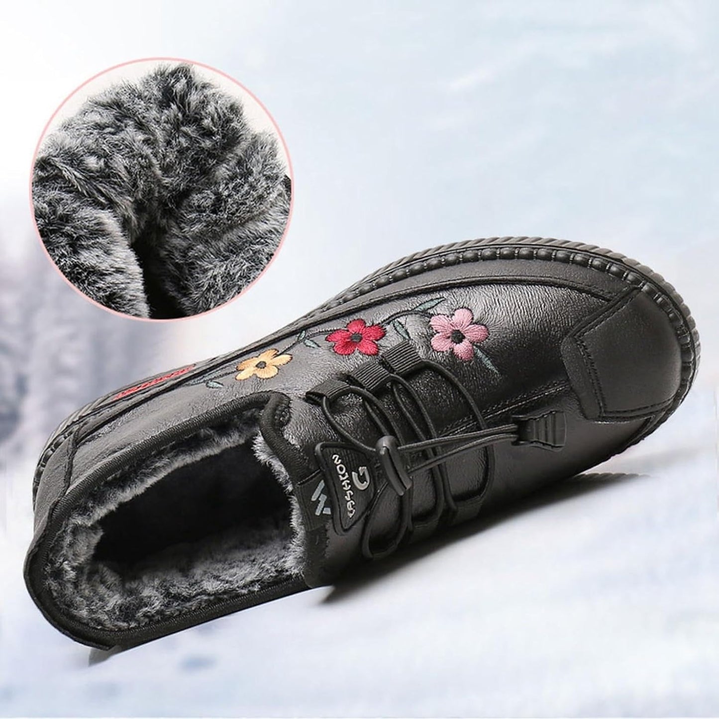EP | Chaussures de sport d'hiver pour femmes en peluche épaisse