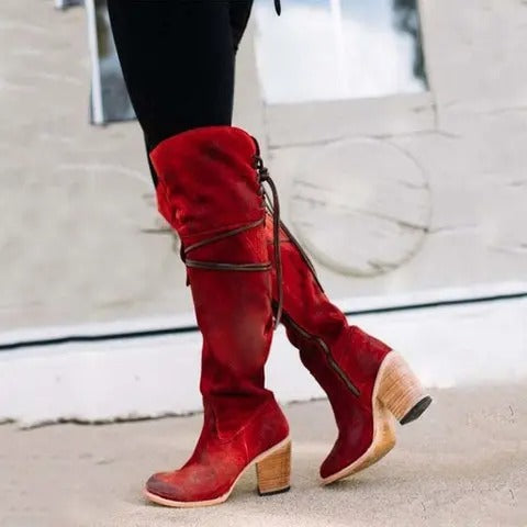 EP | Bottes boho western à hauteur de genou