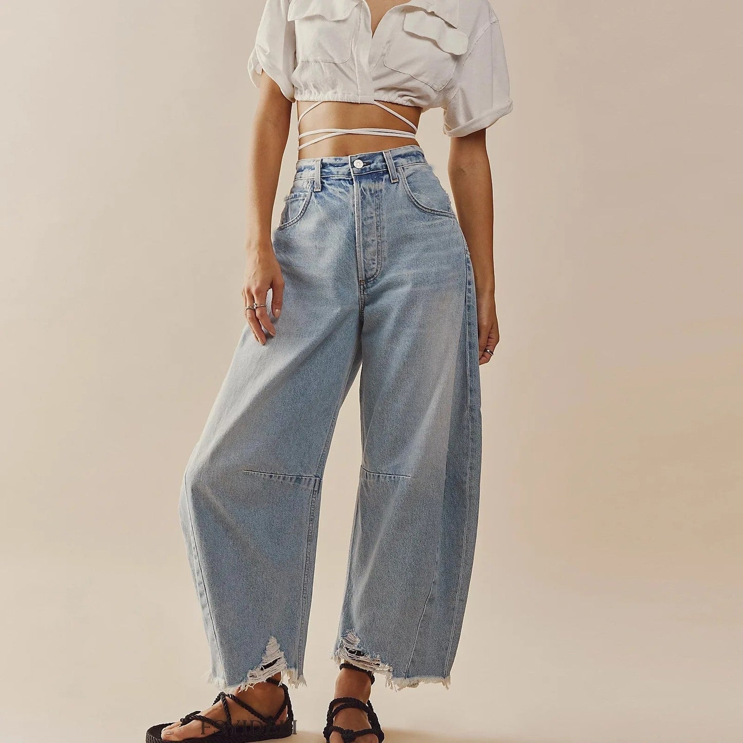EP | Jeans cargo conique décontracté