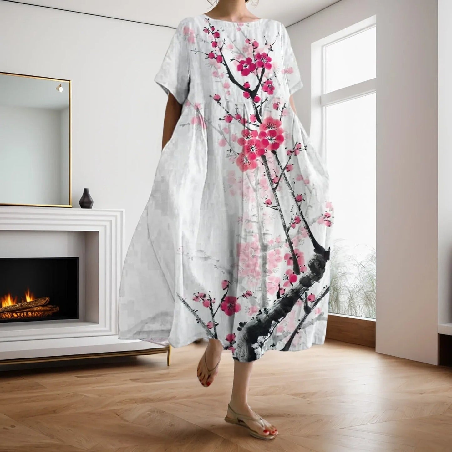 EP | Maxi robe à fleurs en vrac