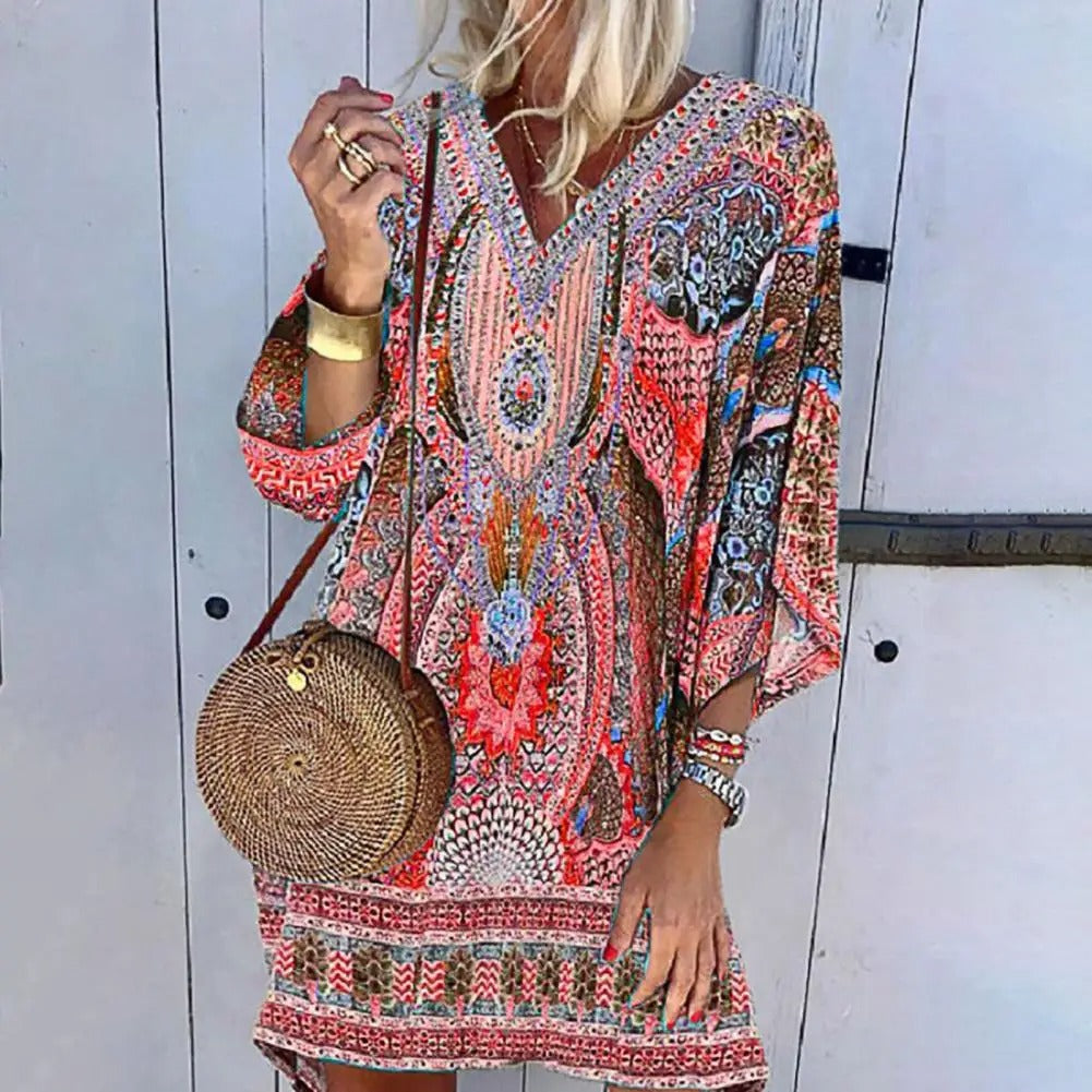 EP | mini-robe boho en loose