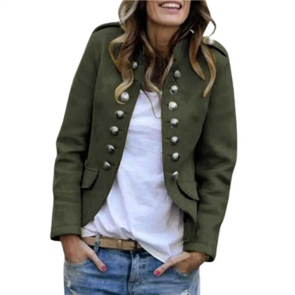 EP | Veste de costume sur mesure élégante à col montant