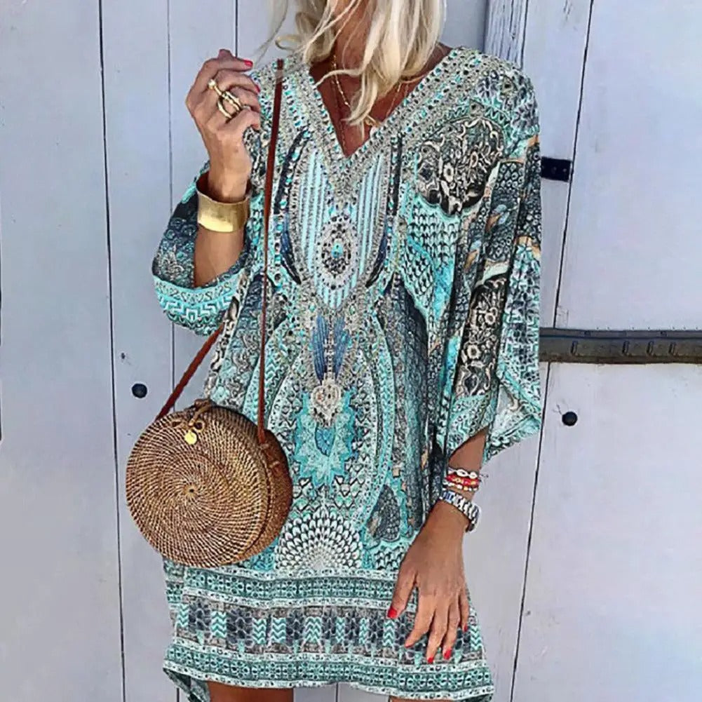 EP | mini-robe boho en loose