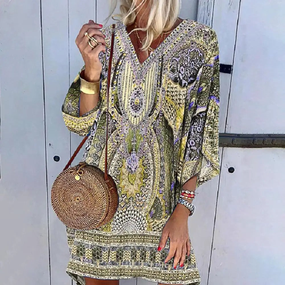 EP | mini-robe boho en loose
