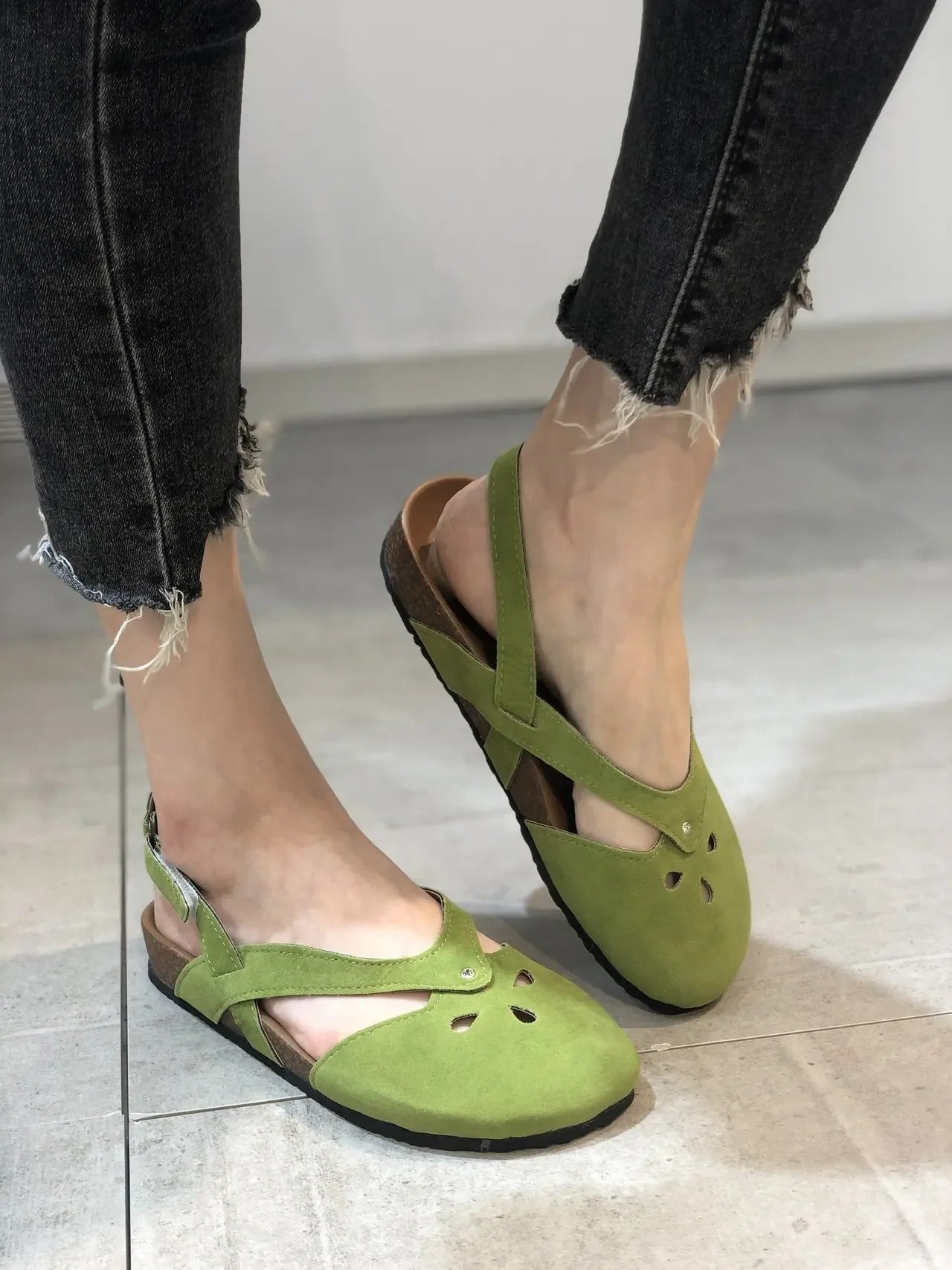 EP | Sandales avec lanière sling-back