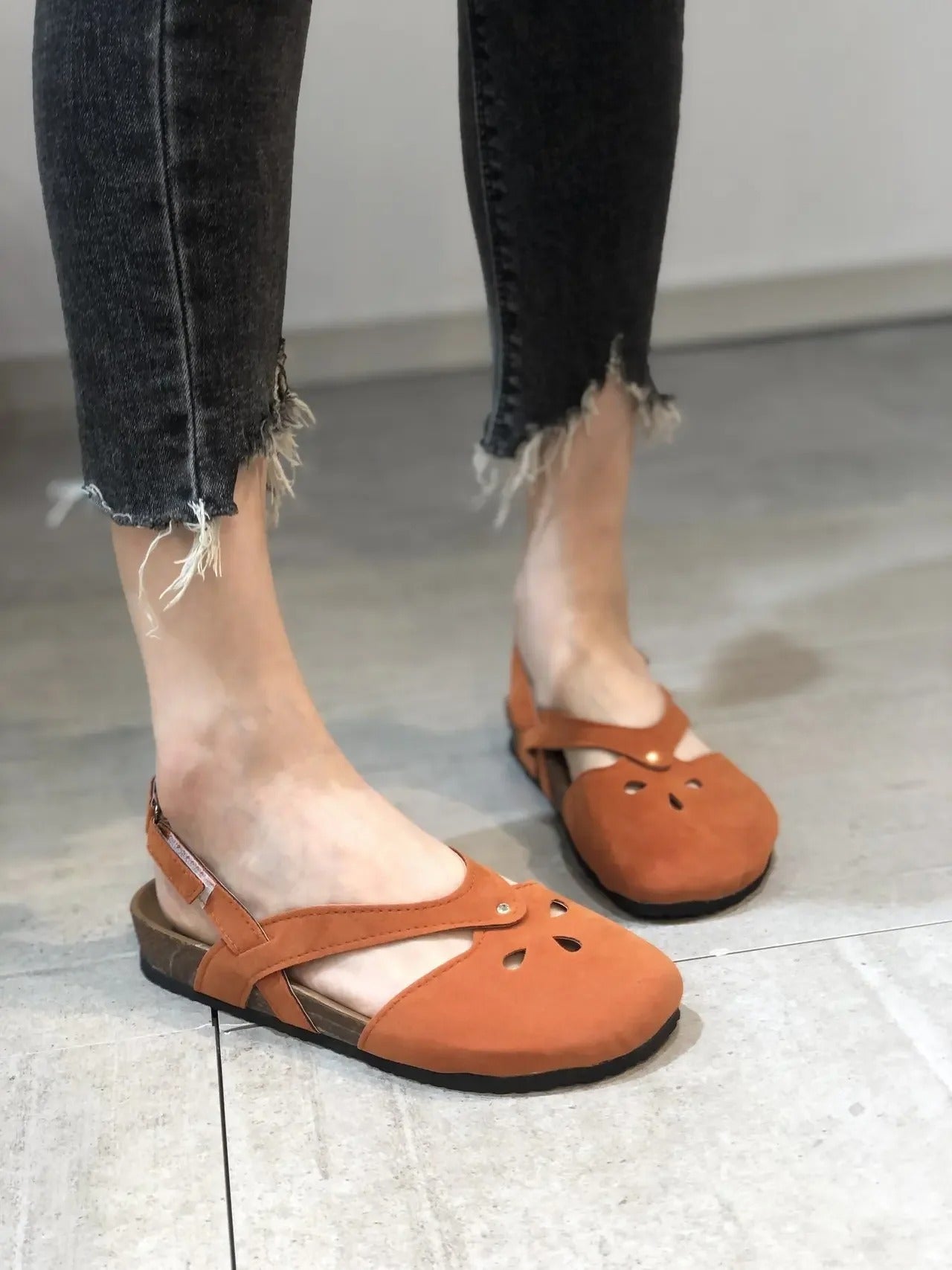 EP | Sandales avec lanière sling-back