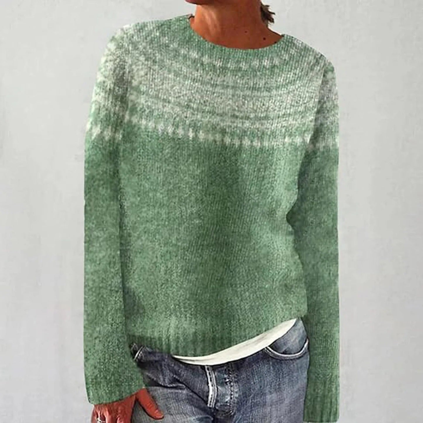 EP | pull en maille color block avec manches rayées