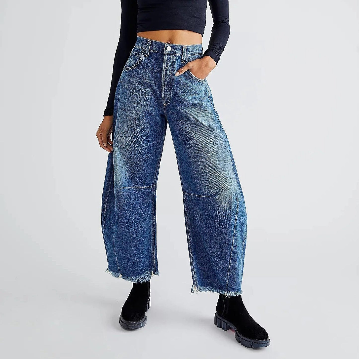 EP | Jeans cargo conique décontracté