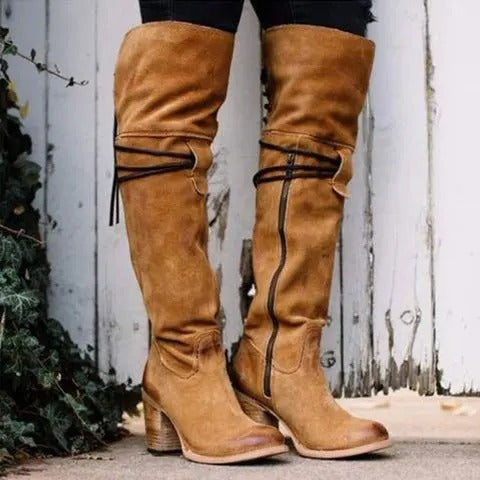 EP | Bottes boho western à hauteur de genou