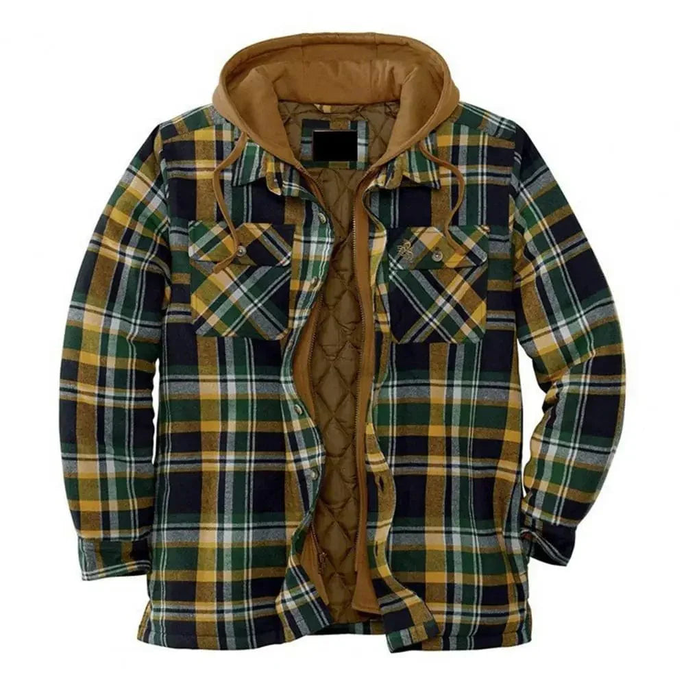 EP | Veste à capuche en flanelle de coton