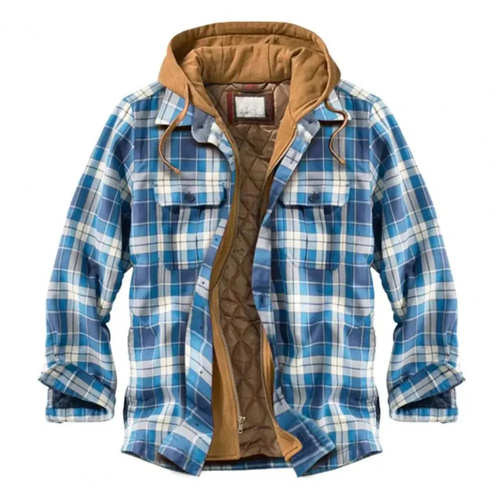 EP | Veste à capuche en flanelle de coton