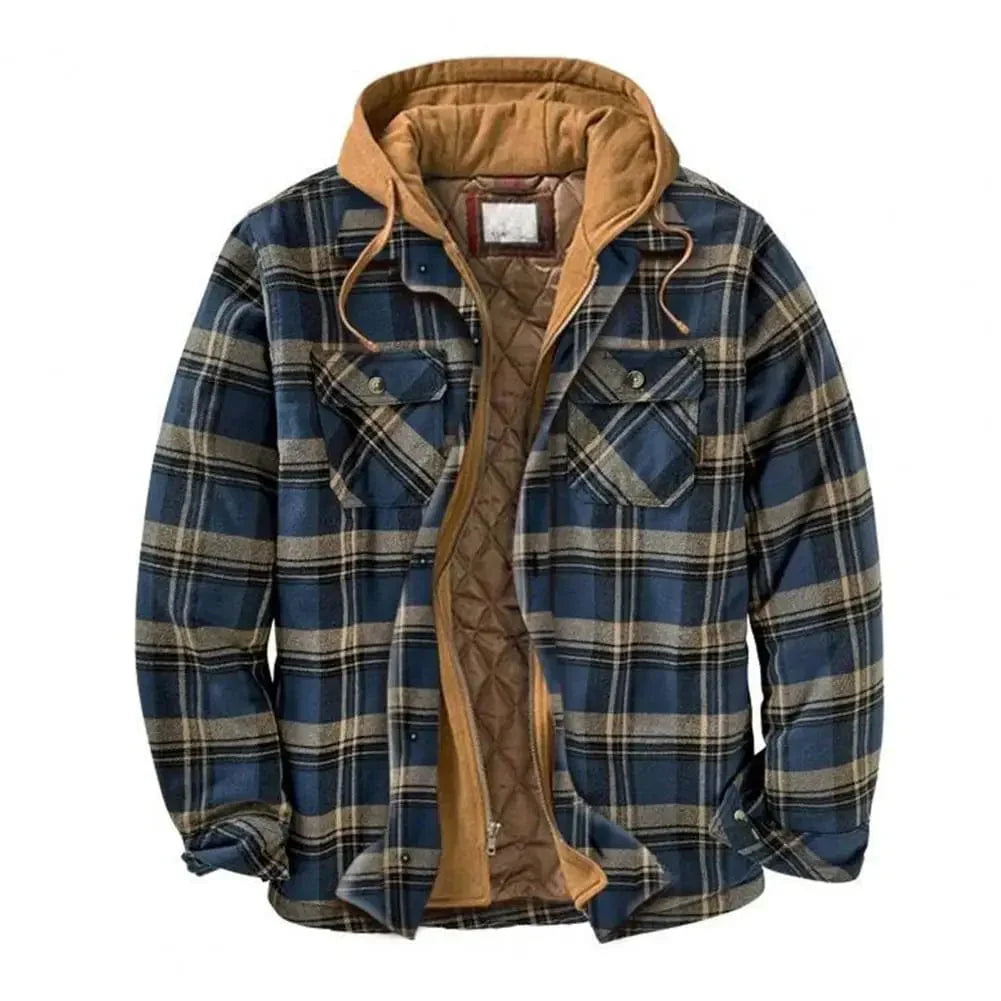 EP | Veste à capuche en flanelle de coton