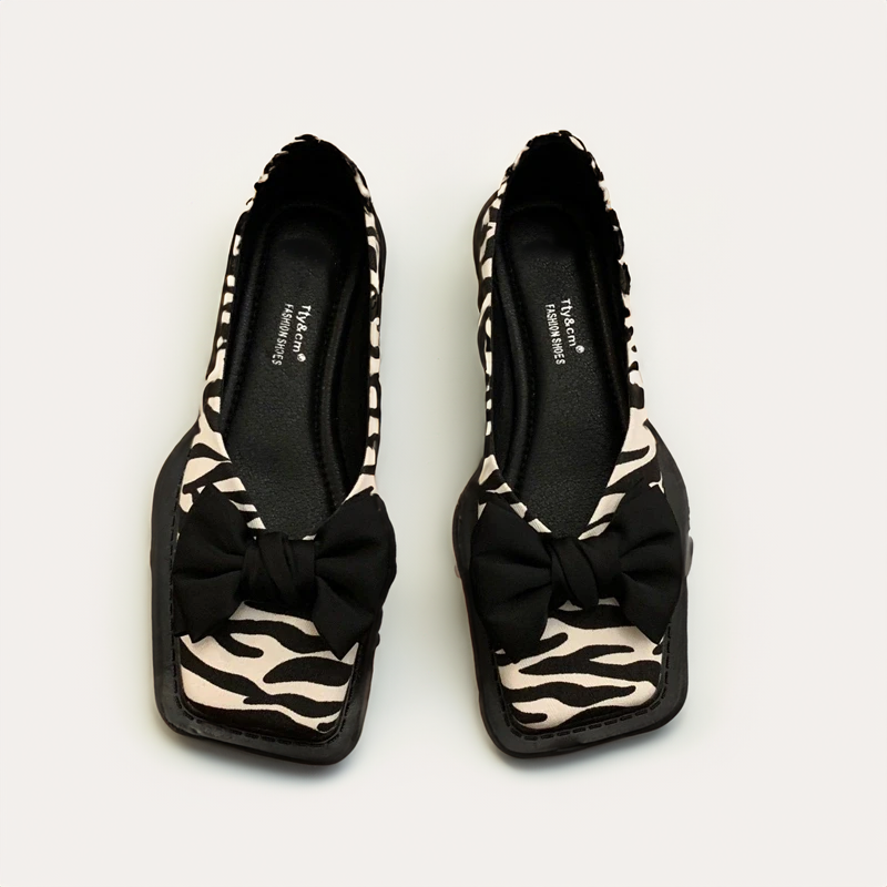 ND | orteil carré bouche plate loafers femmes loafers