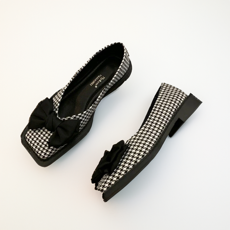 ND | orteil carré bouche plate loafers femmes loafers