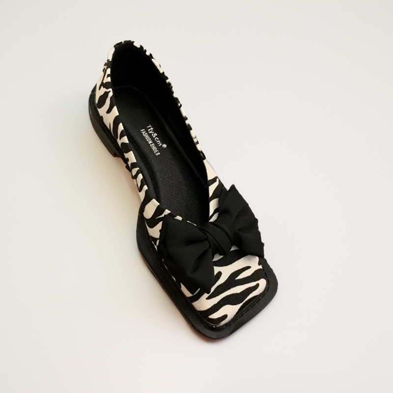 ND | orteil carré bouche plate loafers femmes loafers