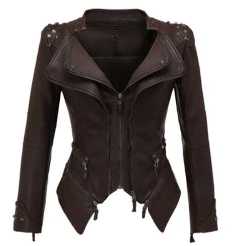 EP | Veste en similicuir pour femme