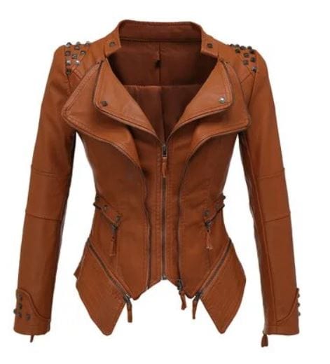 EP | Veste en similicuir pour femme