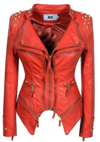 EP | Veste en similicuir pour femme