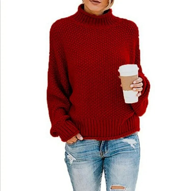 EP | Confortable pull-over Turtle-neck grande taille