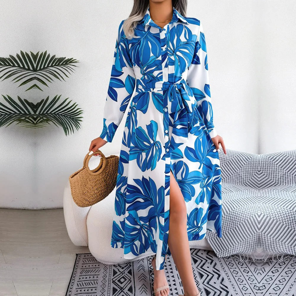 EP | robe-chemise avec col en dentelle