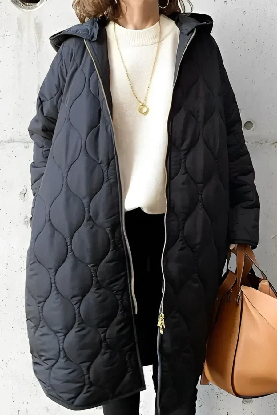 ND | Manteau matelassé avec capuche